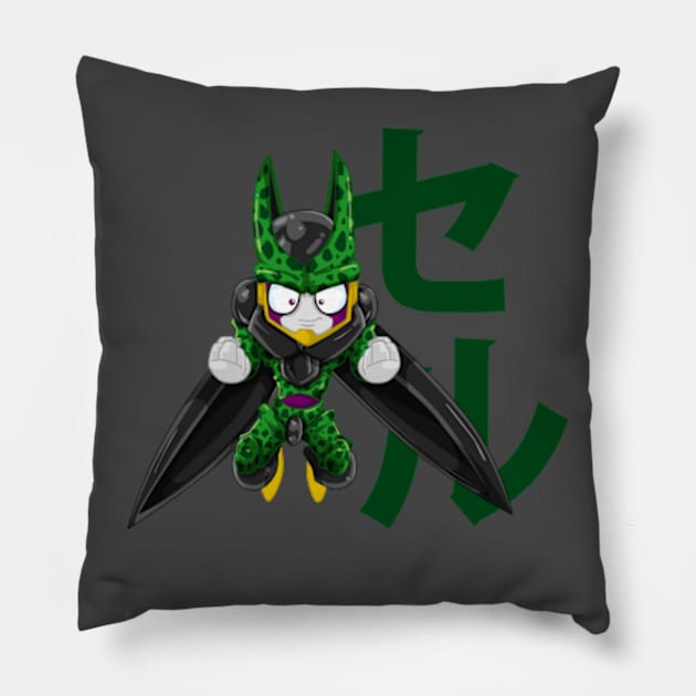 Cell Dragon ball Pillow by kalhaaan