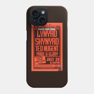 Skynyrd Ted Nugent Phone Case