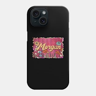 Classic Morgan Personalized Flowers Proud Name Phone Case