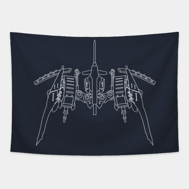 Ikaruga Tapestry by JMADISON