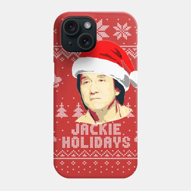 Jackie Chan Jackie Holidays Phone Case by Nerd_art