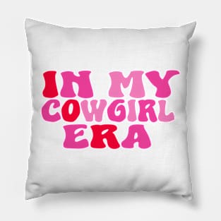 in my cowgirl era Pillow