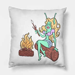 Camping Cutie Pillow