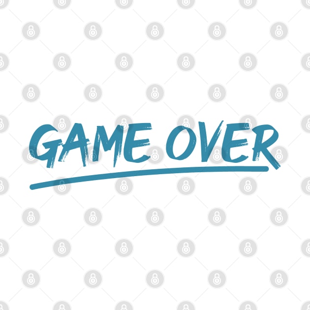 Game Over (White) by Fairytale Tees