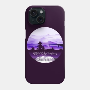 Blue Ridge Parkway - Black Bear - Purple 28 Phone Case