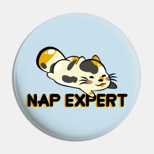 NAP EXPERT (KAWAII CAT) Pin