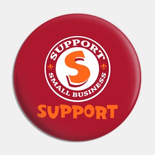 Support Small Business- Popeyes Pin