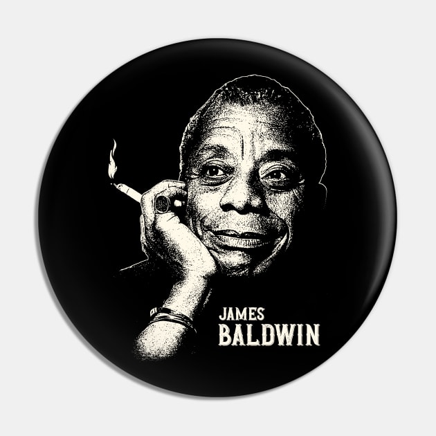 James Baldwin Pin by Yopi