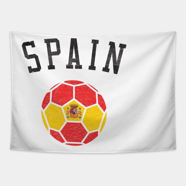 Spain Soccer Team Heritage Flag Tapestry by ryanjaycruz