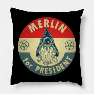 Merlin for President! Pillow