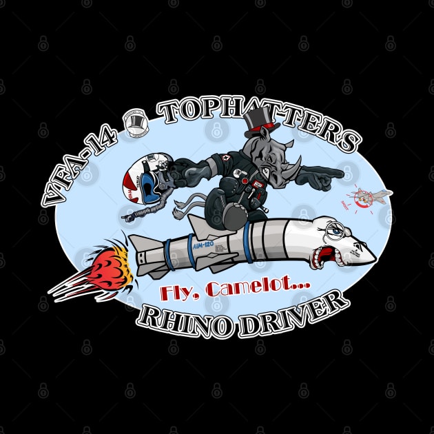 Tophatters Rhino Nose Art by MBK