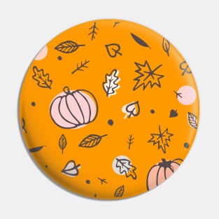 Fall Autumn Pattern Pin