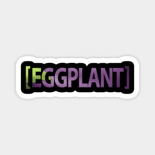 Eggplant Emoji Design Magnet