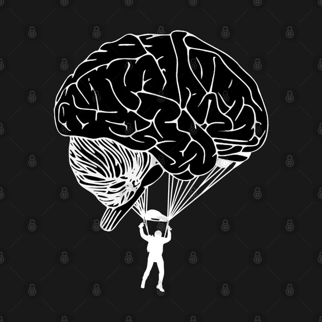 education parachute jump brain by ShirtyLife