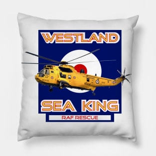 Westland Sea King Search and rescue helicopter in RAF roundel, Pillow