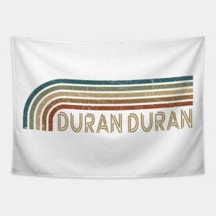 Duran Duran Retro Stripes Tapestry