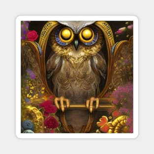 All-Seeing Owl Magnet