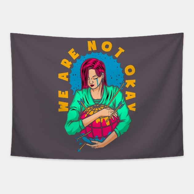 we are not okay Tapestry by Bravetee