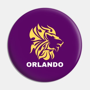 Supporting Soccer in Orlando Pin