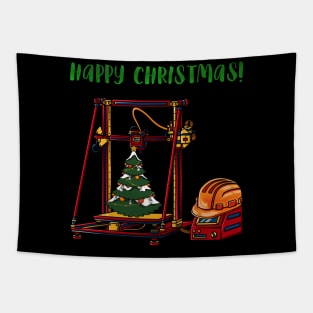 3D Printer #6 Christmas Edition Tapestry