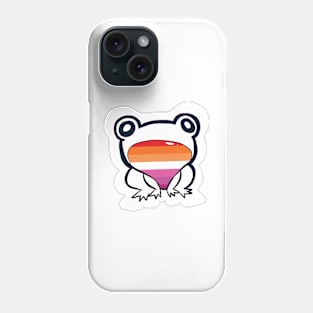 Lesbian (WLW) Pride Frog Phone Case