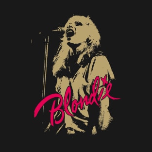 Gift Retro Blondie Music Tribute Design T-Shirt