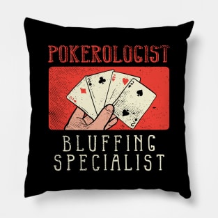 Pokerologist - Bluffing Specialist Pillow