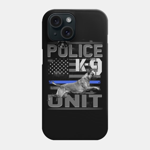 police k9 unit Phone Case by Jandjprints