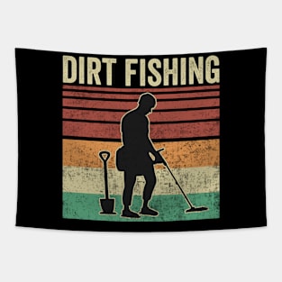 Metal Detecting Funny Metal Detector Dirt Fishing Tapestry