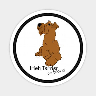 Irish Terrier on board Magnet