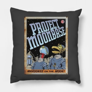 Mystery Science Rusty Barn Sign 3000 - Project Moonbase Pillow