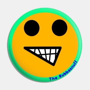 Orange Smiley Guy Pin