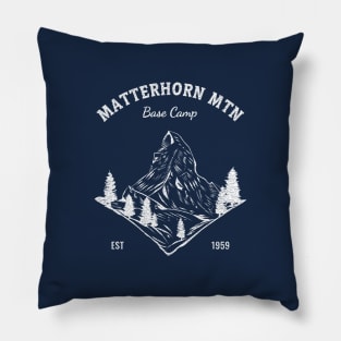 Matterhorn Mtn Base Camp - Pocket Placement Pillow
