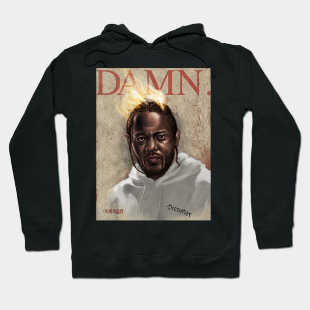 Månens overflade psykologisk Store Kendrick Lamar DAMN. - Kendrick Lamar - Hoodie | TeePublic
