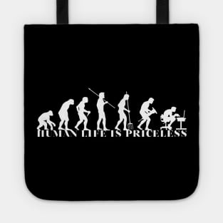 'Human Life Is Priceless' Human Trafficking Shirt Tote