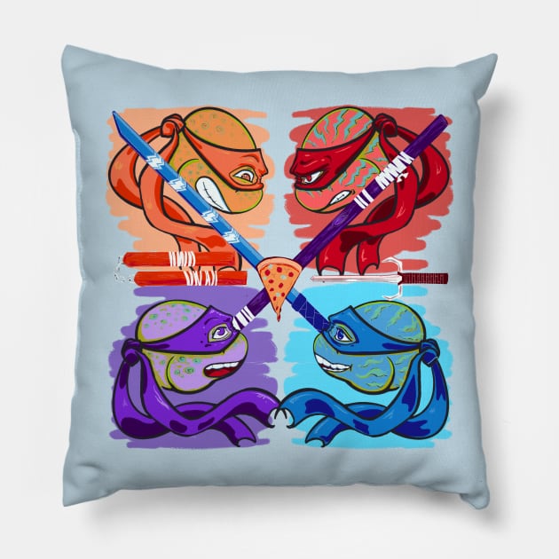 TMNT Pillow by Nafairyous Designs