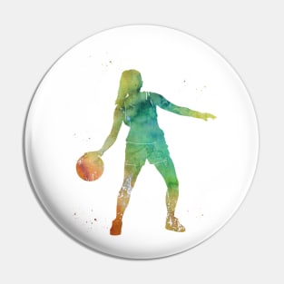 Basketball girl Pin