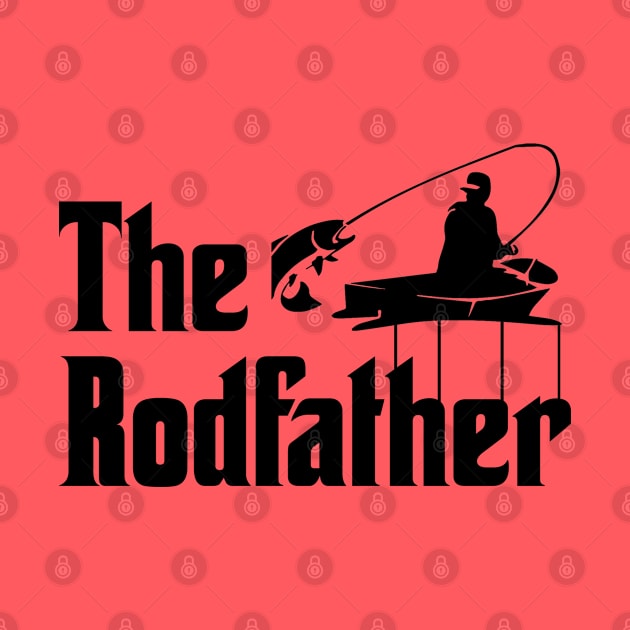 The Rodfather Fishing by DragonTees