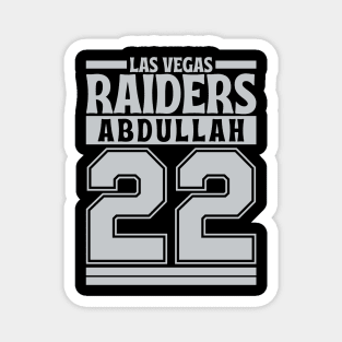 Las Vegas Raiders Abdullah 22 Edition 3 Magnet