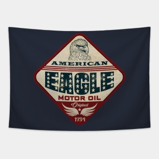 American Eagle Motor Oil Tapestry