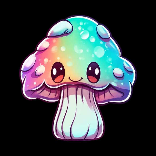 Cute Psychedelic Mushroom by HMMR-design