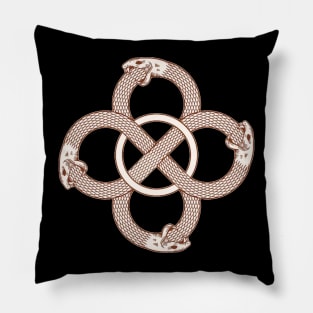 Ouroboros symbol Pillow