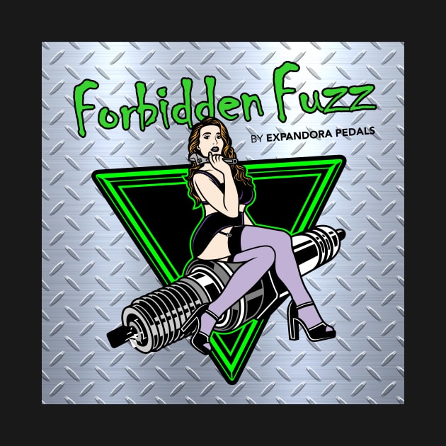 Forbidden Fuzz Pin-Up by Expandora Pedals Merch