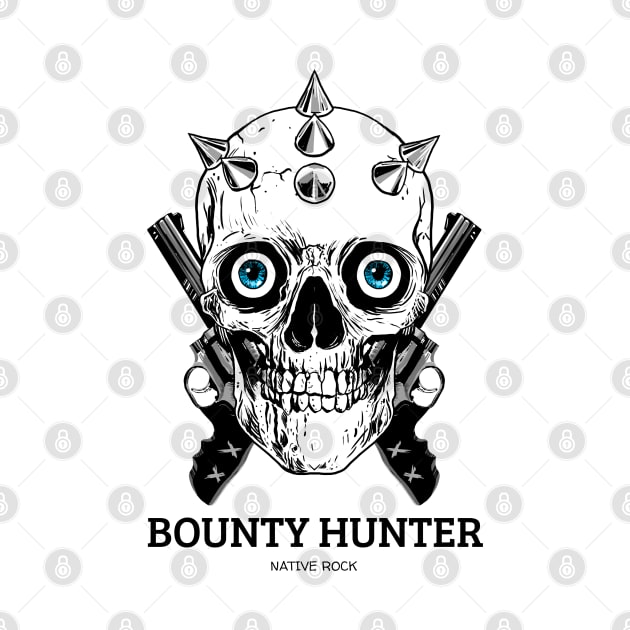 Bounty Hunter Skull Eyes by Native Rock