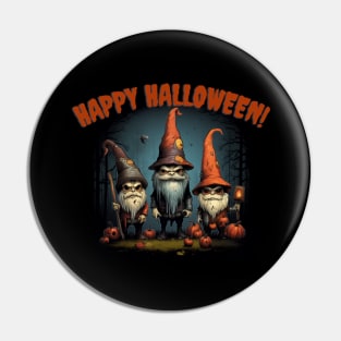 Halloween gnomes, happy halloween Pin