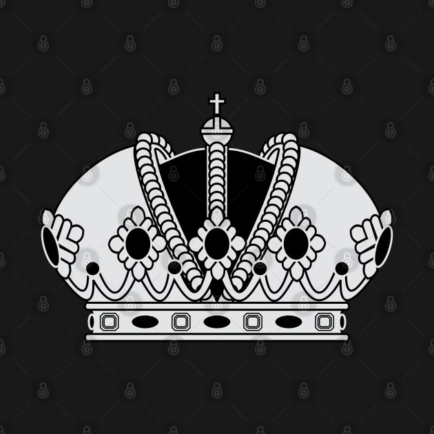 Imperial crown (silver and black) by PabloDeChenez