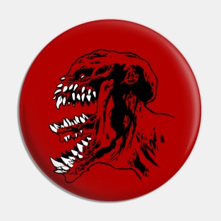 Monster face Pin