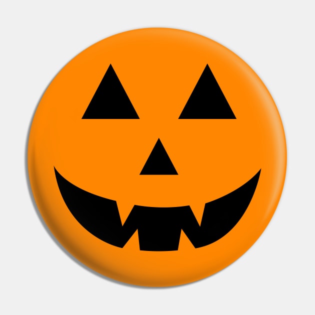 Halloween - jack o lantern Pin by Krisco