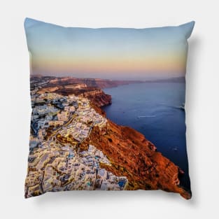 Santorini, Greece Pillow