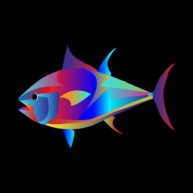 Psychedelic Tuna by slippery slope creations